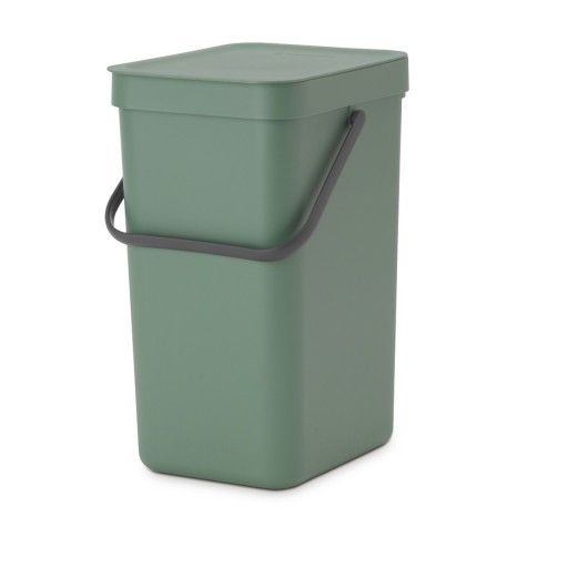 Cos de gunoi, Brabantia, Sort&amp;Go, 12 L, 24.9x20x35.1 cm, polipropilena, verde brad