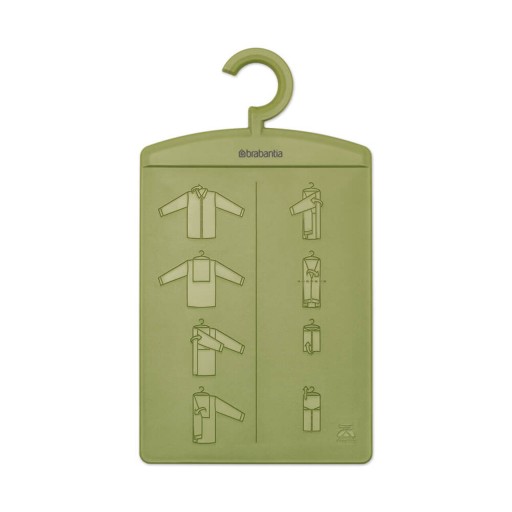 Dispozitiv pentru impaturit haine, Brabantia, Calm Green, 21.3x38.2 cm, polipropilena, verde