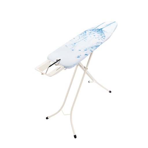 Masa de calcat, Brabantia A, Cotton Flower, 110x30 cm, 7 pozitii de reglare, polipropilena/otel/bumbac