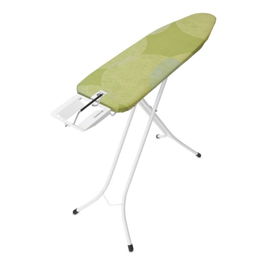 Masa de calcat, Brabantia A, Calm Rustle, 110x30 cm, 7 pozitii de reglare, otel/bumbac