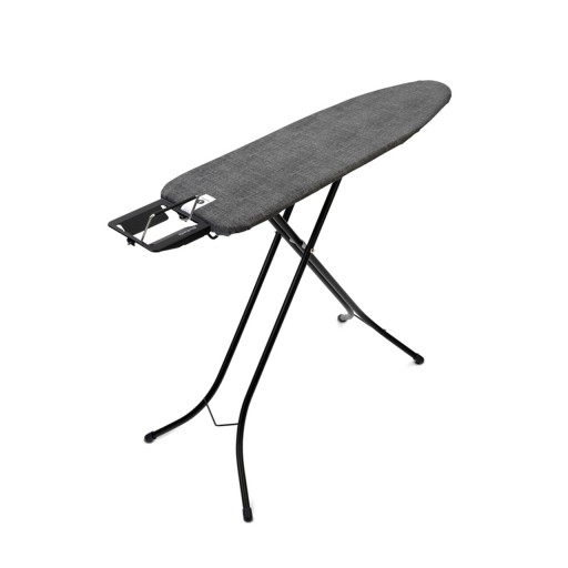Masa de calcat, Brabantia A, Denim Black, 110x30 cm, 7 pozitii de reglare, otel/bumbac, negru denim
