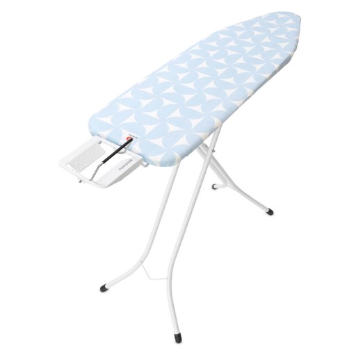 Masa de calcat, Brabantia B, Fresh Breeze, 124x38 cm, 7 pozitii de reglare, otel/bumbac