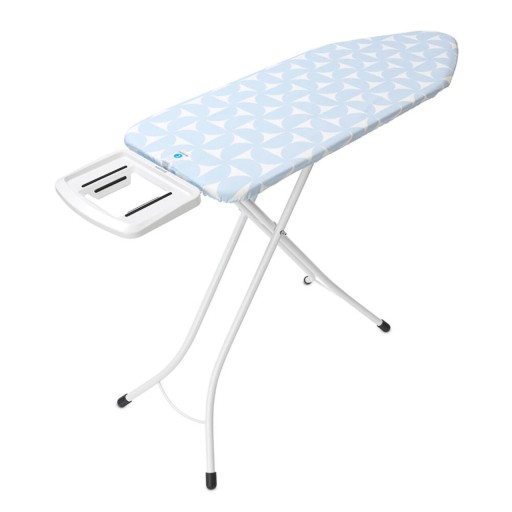 Masa de calcat, Brabantia C, Fresh Breeze, 124x45 cm, 7 pozitii de reglare, otel/bumbac