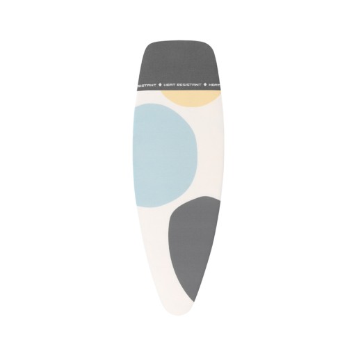 Husa pentru masa de calcat, Brabantia D, Spring Bubbles, 135x45 cm, 4 mm spuma + 4 mm fetru, bumbac