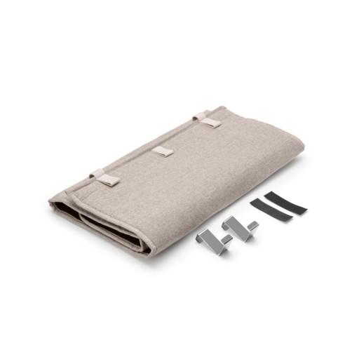 Husa pentru calcat cu aburi, Brabantia, Linn, 51x110 cm, otel/textil, gri