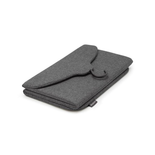 Suport pliabil pentru calcat cu aburi, Brabantia, Linn, 40.4x93 cm, textil, negru piper