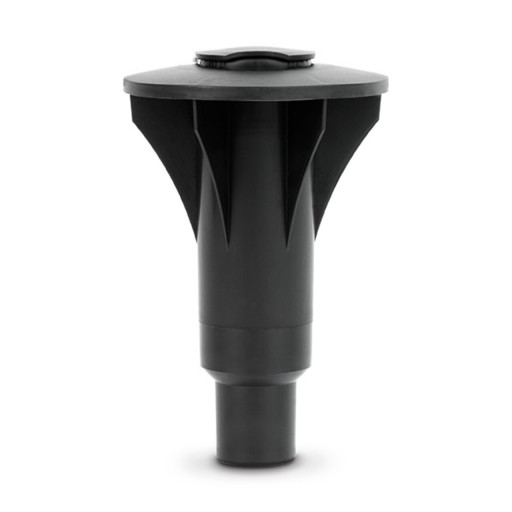 Suport fixare pentru uscator de rufe de gradina, Brabantia, Tube, 50mm, fixare in beton, polipropilena/otel, negru