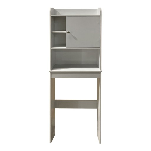 Dulap deasupra mașinii de spălat / WC, alb, înalt 58x173 cm Laundry – Tomasucci