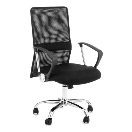 Scaun de birou negru Classic – Tomasucci