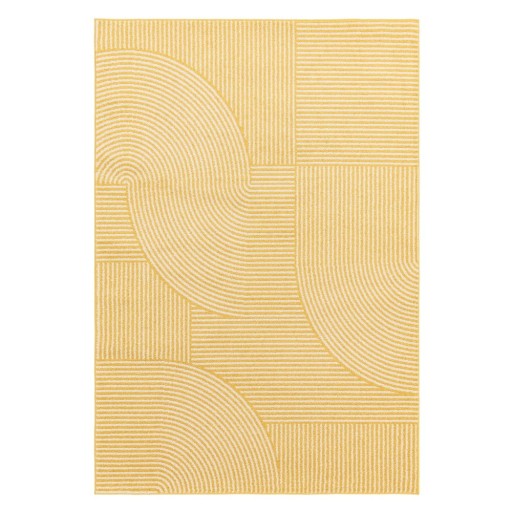 Covor galben 200x290 cm Muse Yellow Geometric – Asiatic Carpets