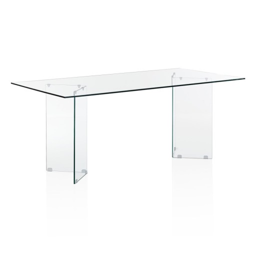 Masă de dining din sticlă 90x180 cm Kaya – Tomasucci