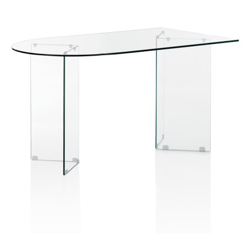 Masă de dining din sticlă 80x130 cm Kaya – Tomasucci