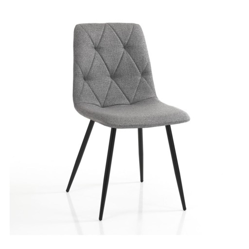 Scaune de dining gri 2 buc. Mesh – Tomasucci