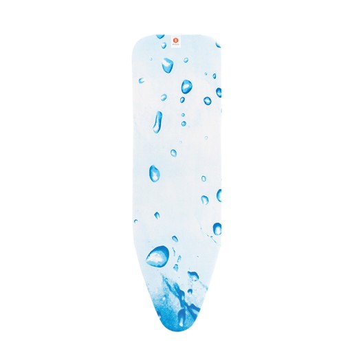 Husa pentru masa de calcat, Brabantia B, Ice Water, 124x38 cm, 2 mm spuma, bumbac