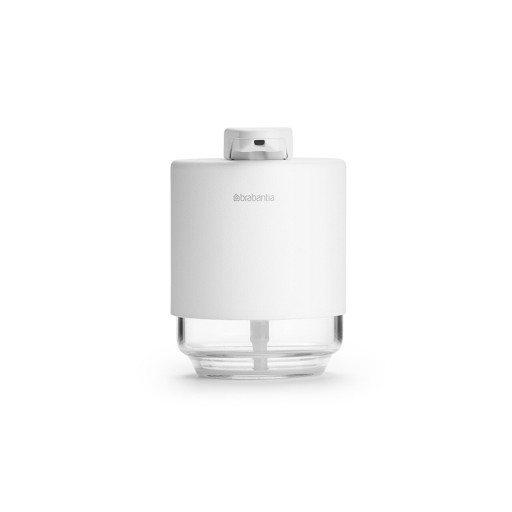Dispenser sapun lichid, Brabantia, MindSet, 9.5x8x11 cm, 200 ml, otel, Alb