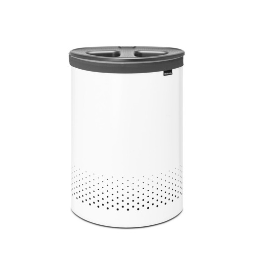 Cos de rufe, Brabantia, White Selector, 55 L, 29x45x63 cm, otel, alb