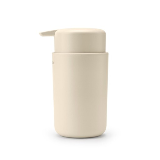 Dispenser sapun lichid, Brabantia, Soft Beige, 9.2x7.6x14.3 cm, 250 ml, polipropilena, bej