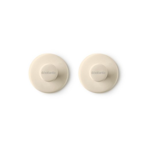 Set 2 agatatori pentru prosoape, Brabantia, Soft Beige, polipropilena, bej