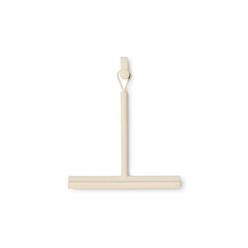 Racleta pentru dus, Brabantia, Soft Beige, 24x26 cm, polipropilena/sillicon, bej