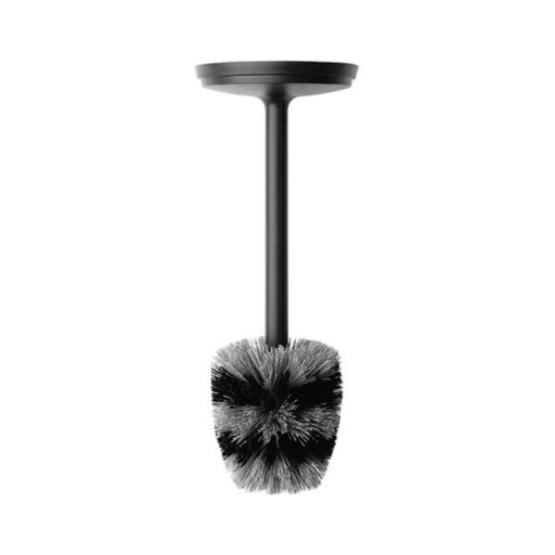 Rezerva perie de toaleta, Brabantia, Profile Black, 10.7x10.7x29 cm, polipropilena, negru
