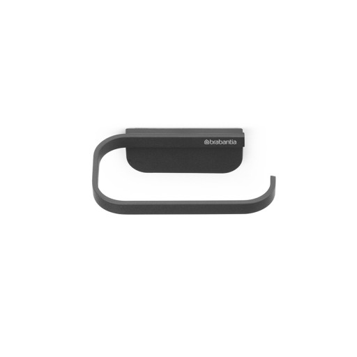 Suport hartie igienica, Brabantia, MindSet Infinite Grey, 14x8.6x4.2 cm, otel, gri