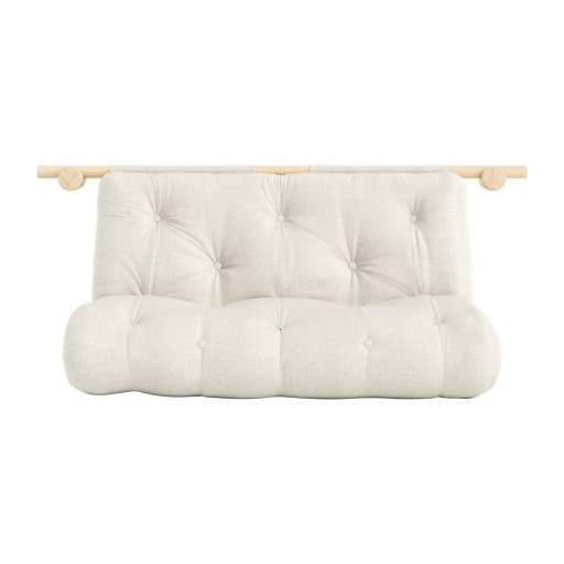 Canapea în culoare naturală extensibilă cu tapițerie din in 135 cm Hooked – Karup Design