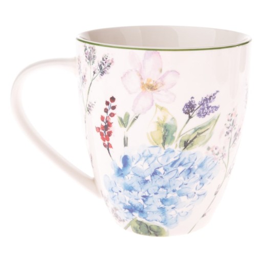Cană albă din porțelan 490 ml – Dakls