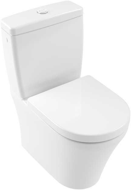 Vas WC Villeroy & Boch O.Novo Compact  DirectFlush back-to-wall 61x36cm  Alb Alpin