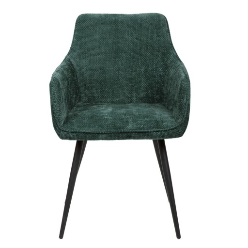 Scaun Satori Pop, Homla, 59x57x84 cm, MDF/metal/poliester, verde