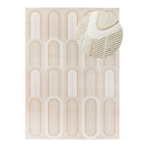 Covor crem 200x290 cm Flora – Universal