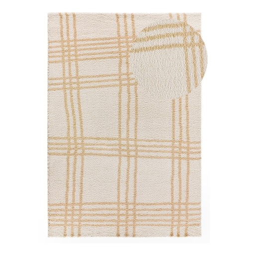 Covor bej-crem 133x190 cm Helia – Universal