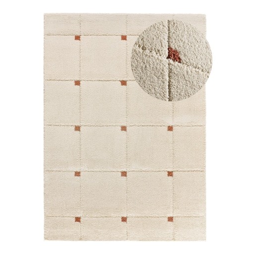 Covor cărămiziu-crem 60x120 cm Brenda – Universal