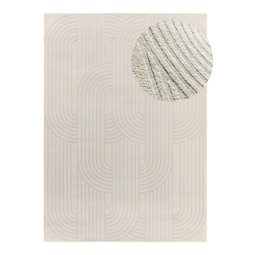 Covor gri deschis-fildeș 133x190 cm Baresa – Universal