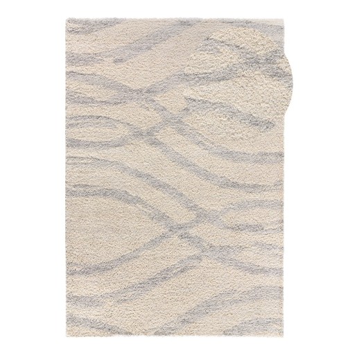 Covor gri deschis-crem 133x190 cm Helia – Universal