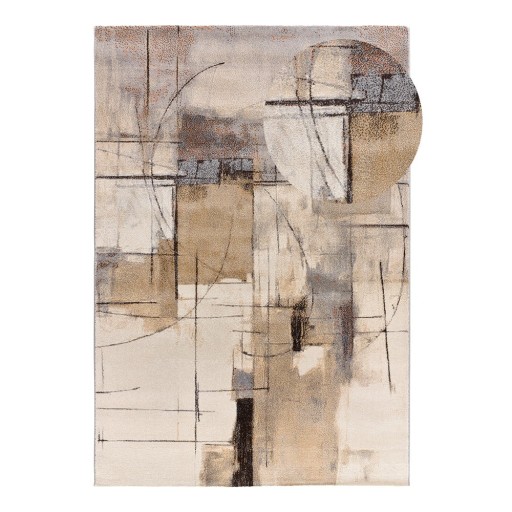 Covor gri-bej 80x150 cm Beruti – Universal