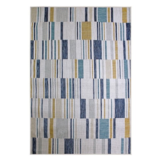 Covor pentru exterior și interior galben/albastru 160x230 cm Rosco Geo – Flair Rugs