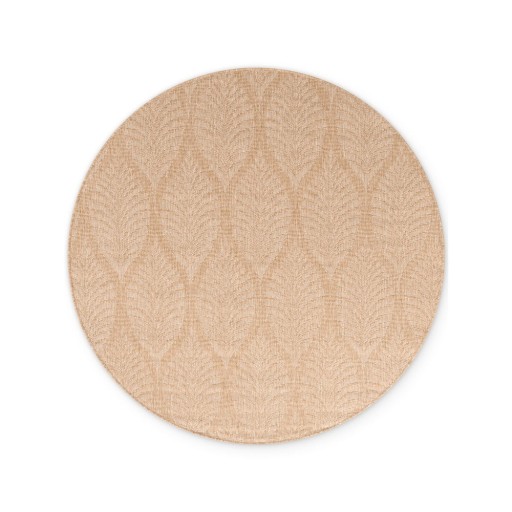 Covor pentru exterior și interior bej/fildeș rotund ø 160 cm Duet Liora – NORTHRUGS