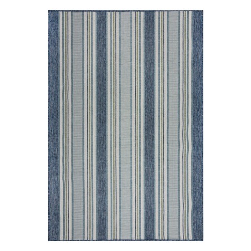 Covor pentru exterior și interior albastru-verde 160x230 cm Roma Stripe – Flair Rugs