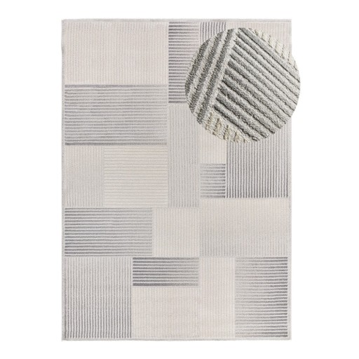 Covor gri deschis-fildeș 133x190 cm Baresa – Universal