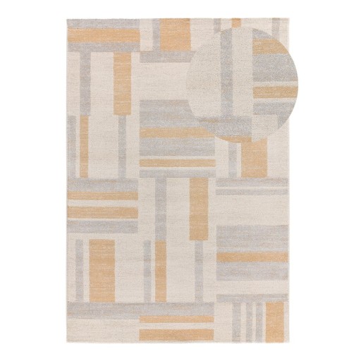 Covor gri deschis-crem 133x190 cm Craft – Universal