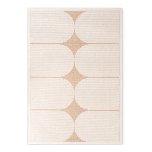 Covor pentru exterior și interior bej/fildeș 160x230 cm Duet Bowen – NORTHRUGS