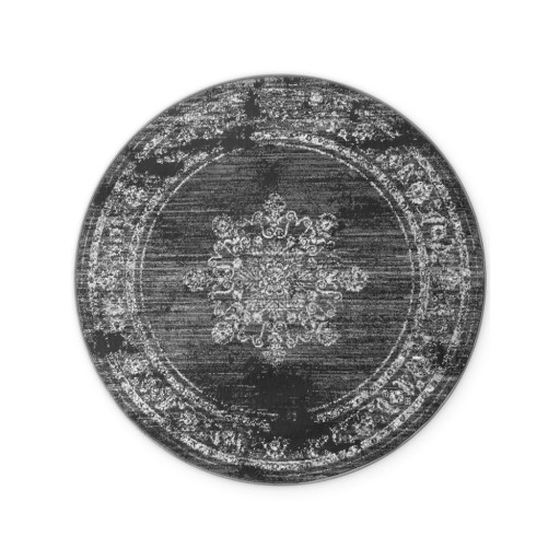 Covor gri rotund ø 120 cm Gloria Lydia – Hanse Home