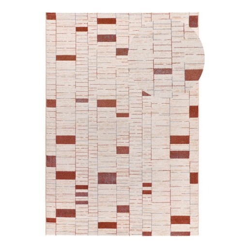 Covor cărămiziu-crem 80x150 cm Beruti – Universal