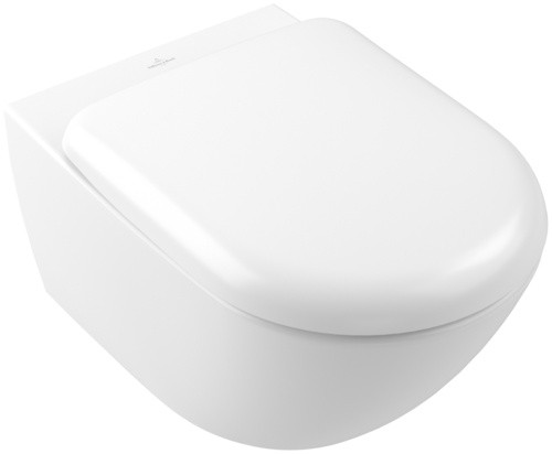 Vas wc suspendat Villeroy & Boch Antao Rimless TwistFlush  Ceramic Plus  37x56cm  Stone White