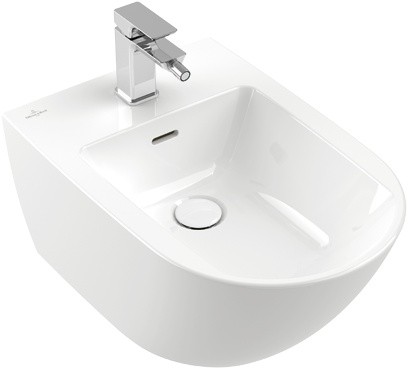 Bideu suspendat Villeroy & Boch Antao Ceramic Plus 37.5x56cm  White Alpin