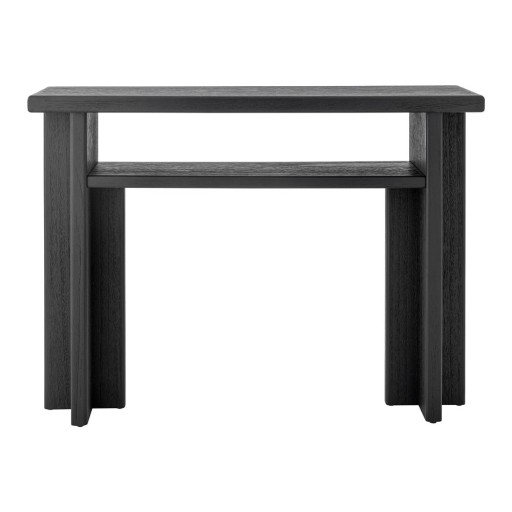 Masă consolă neagră 32x110 cm Cupa – Bloomingville