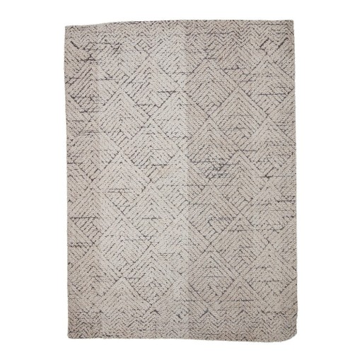 Covor crem din amestec de bumbac 150x210 cm Saxo – Bloomingville