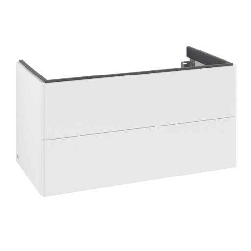 Dulap baza suspendat Villeroy & Boch Antao cu 2 sertare  98.8x50.4cm  White Matt