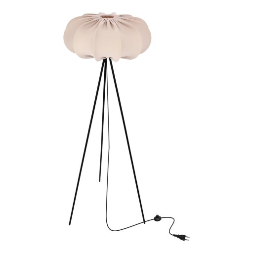 Lampadar bej cu abajur textil (înălțime 147 cm) Cafee – Candellux Lighting