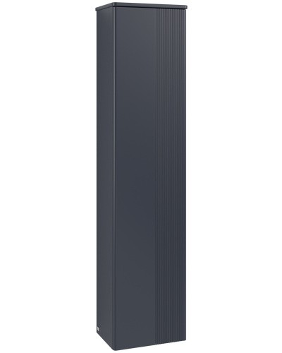 Dulap inalt tip coloana Villeroy & Boch Antao cu 1 usa  41.4x28.7x171cm  orientare stanga  front texturat Midnight Blue Matt